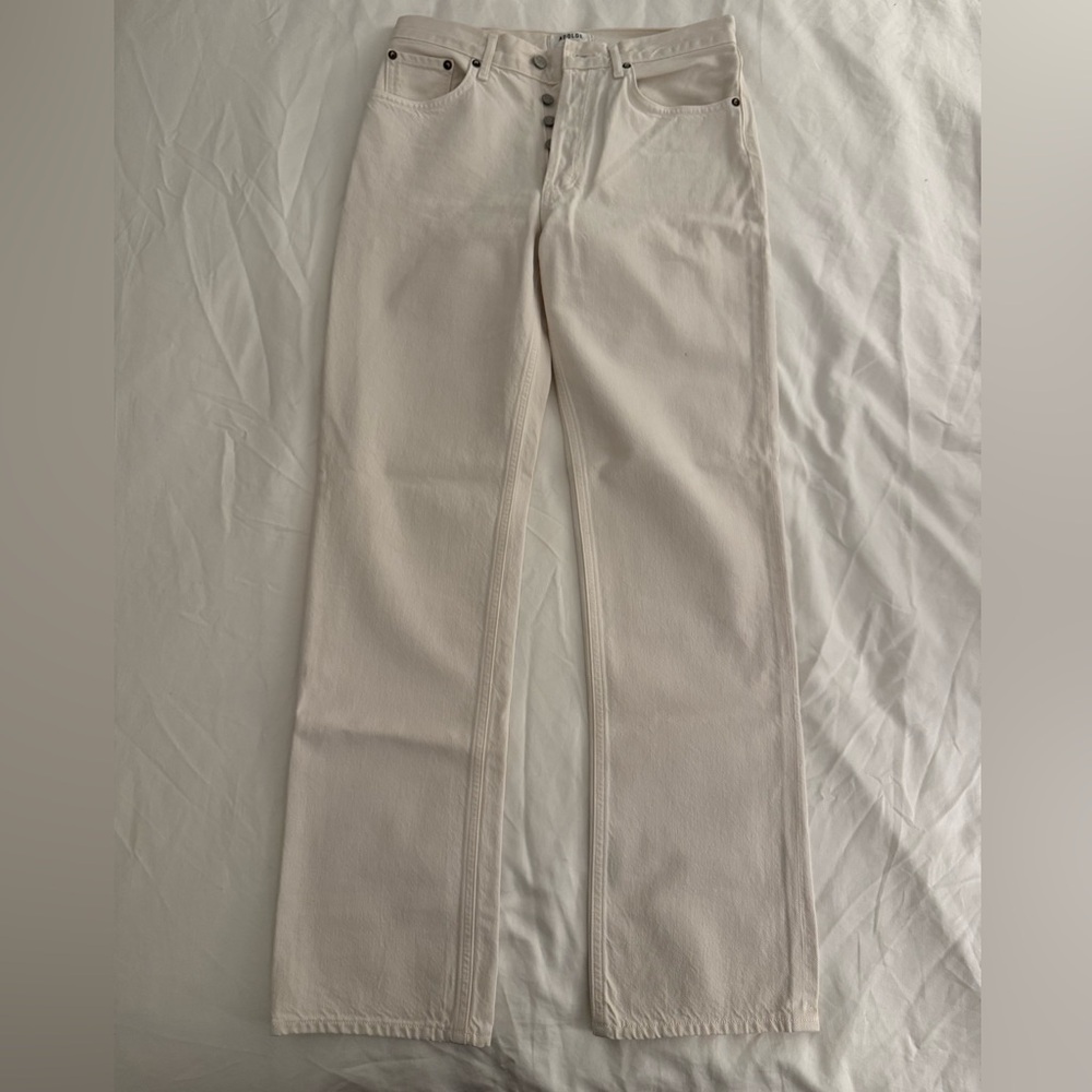 Agolde Lana Cream Jeans